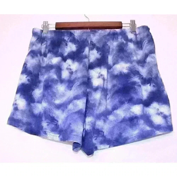 Rae Dunn Blue Y2K Cami Sleepwear Bottoms With Elastic &Tie Waist Women Size XL - Picture 3 of 8